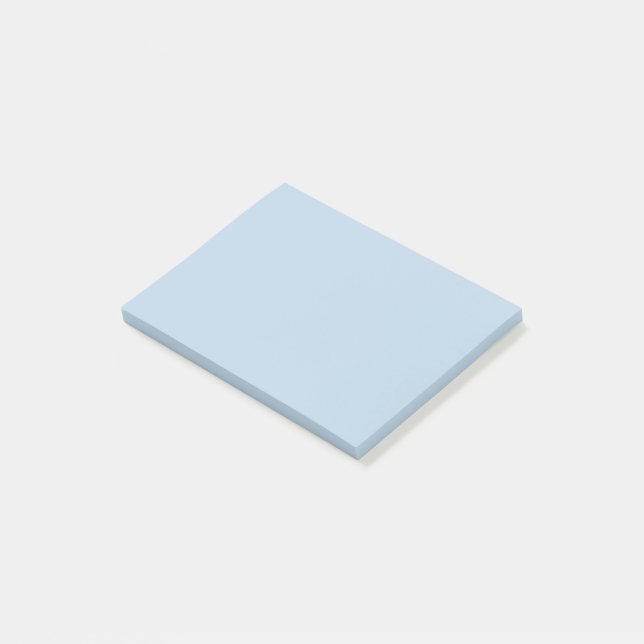 Beau blue (fast färg) post-it block (Vinklad)