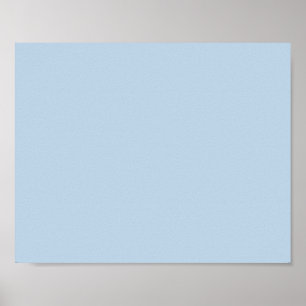 Beau blue (fast färg) poster