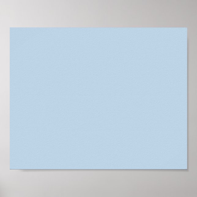 Beau blue (fast färg) poster (Framsidan)