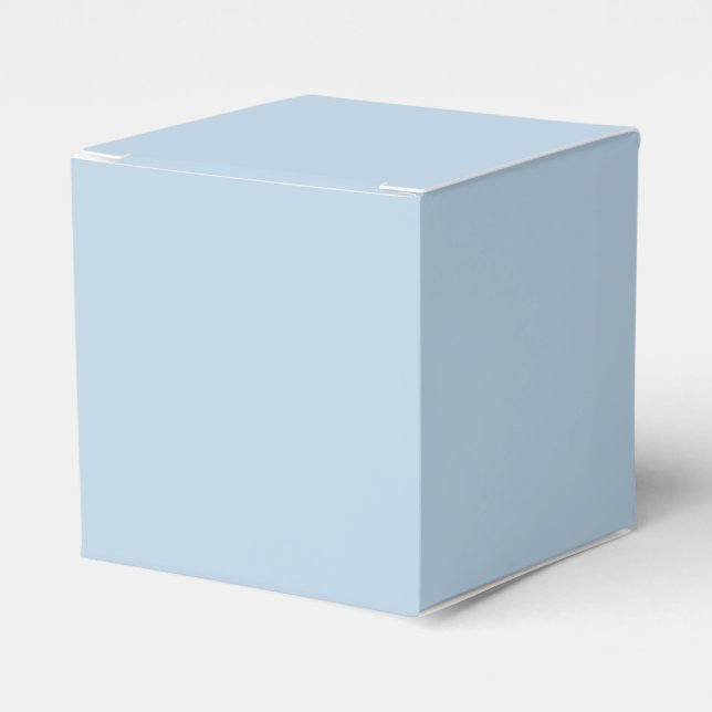 Beau blue (fast färg) presentaskar (Framsidan Sidan)