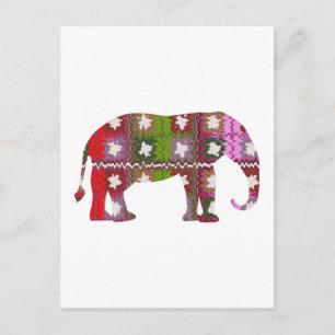 BEAU Elephant Vykort