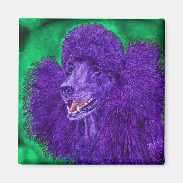 "Beau" - Pudel Magnet (Framsidan)