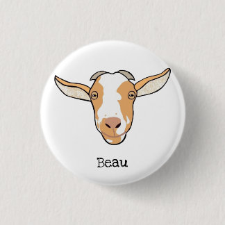 Beau the Goat Badge Knapp