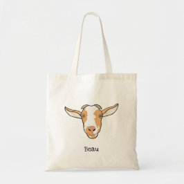 Beau the Goat Tote Bag Tygkasse