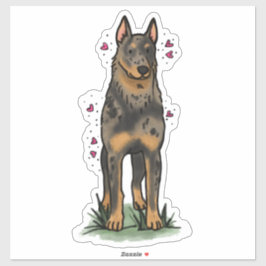 Beauceron - Arbetande bildäckel för bil Klistermärken