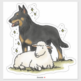 Beauceron - Arbetande Bildekal Klistermärken