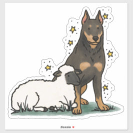 Beauceron - Arbetande bildelare för bil Klistermärken