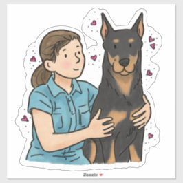 Beauceron - Arbets- Klistermärken