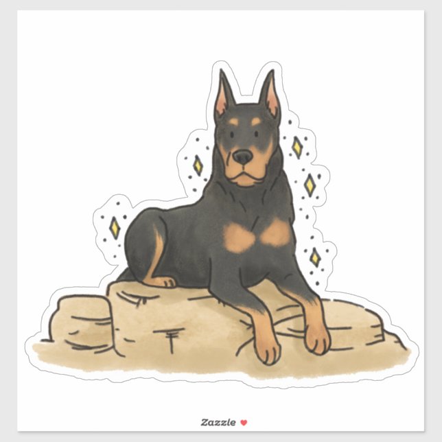 Beauceron - Arbets- Klistermärken (Ark)