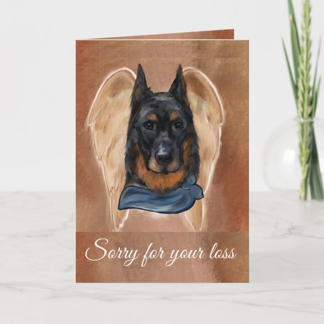 Beauceron Helgkort (Framsida)