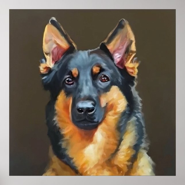 Beauceron Hund Poster (Framsidan)