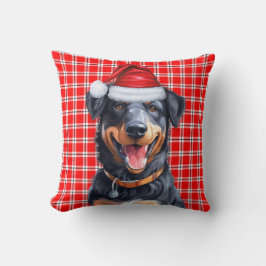 Beauceron Hund Red Helgdag Play jul Kudde