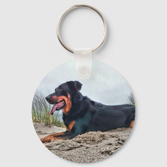 Beauceron Nyckelring (Framsida)