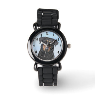 Beauceron Painting - Cute Original Hund Art Armbandsur