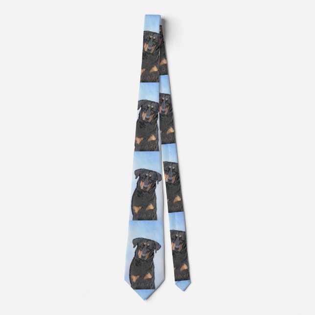 Beauceron Painting - Cute Original Hund Art Slips (Framsida)