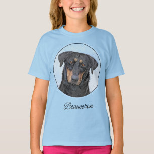 Beauceron Painting - Cute Original Hund Art T-Shir T Shirt