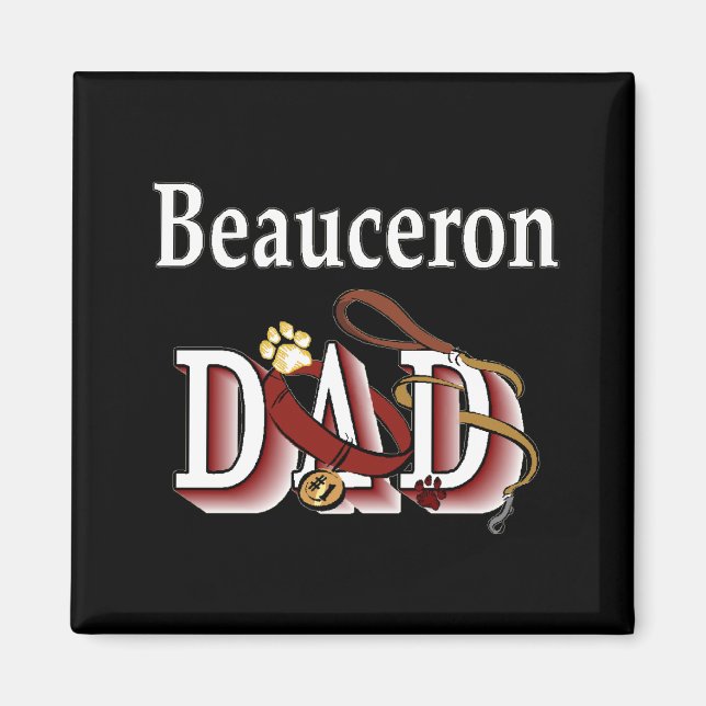 beauceron pappa Magnet (Framsidan)