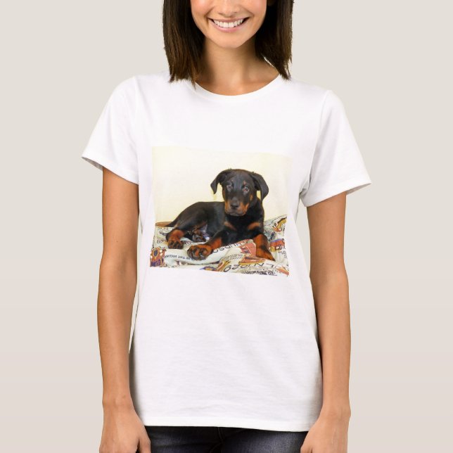 beauceron puppy.png tee shirt (Framsida)