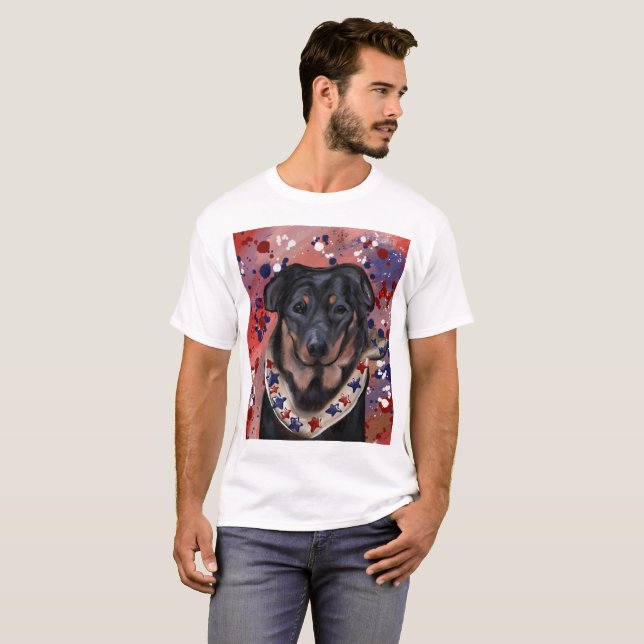Beauceron T Shirt (Hel framsida)