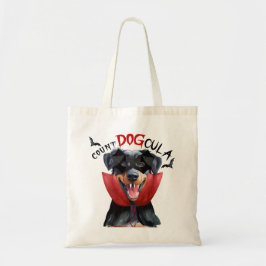 Beauceron Vampire Hund Bus eller godis Halloween Tygkasse