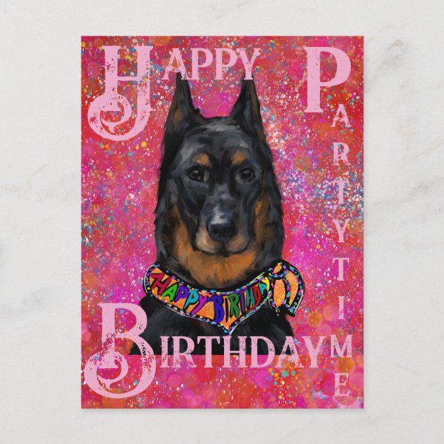 Beauceron                       vykort (Framsida)
