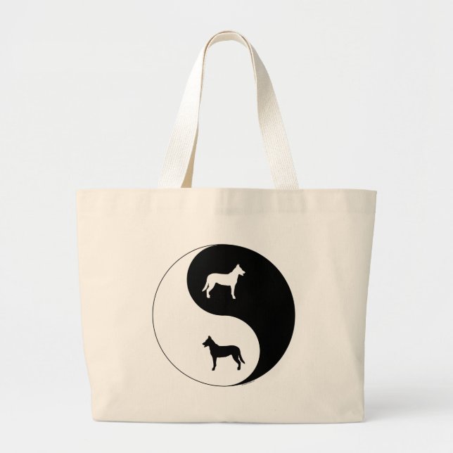 Beauceron Yin Yang Jumbo Tygkasse (Framsidan)