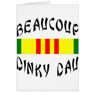 Beaucoup Dinky Dau Vietnam Hälsningskort
