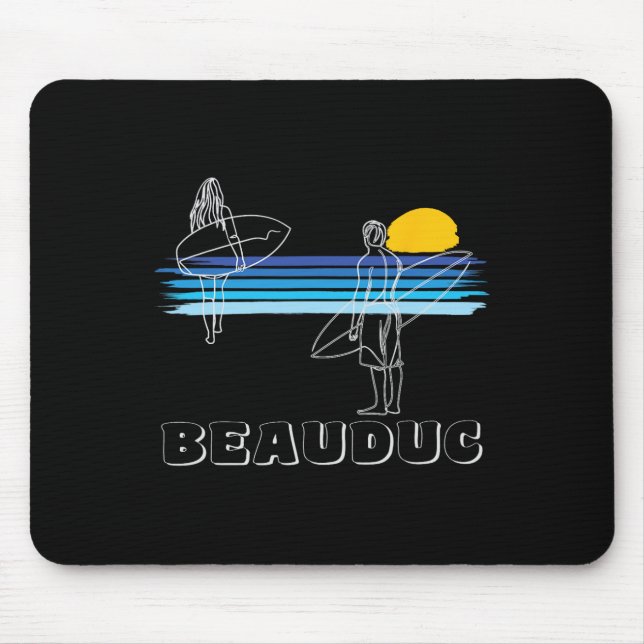 Beauduc Surfing Beach Surf Guy Girl  Musmatta (Framsidan)