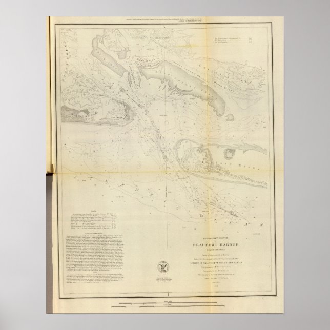 Beaufort Harbour, NC Poster (Framsidan)