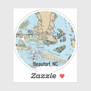 Beaufort NC-diagram Klistermärken