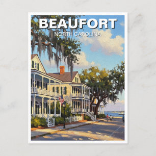 Beaufort North Carolina Souvenir Vykort