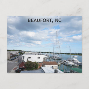 Beaufort North Carolina Travel Photo Vykort