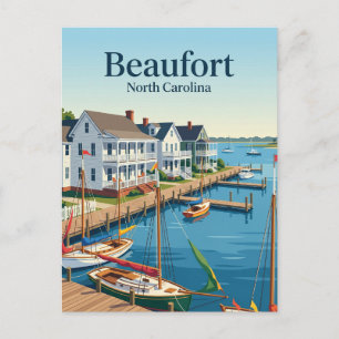 Beaufort North Carolina Vykort