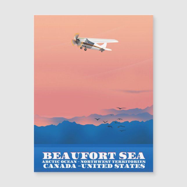 Beaufort Sea Kanada USA:s reseaffisch (Framsida)