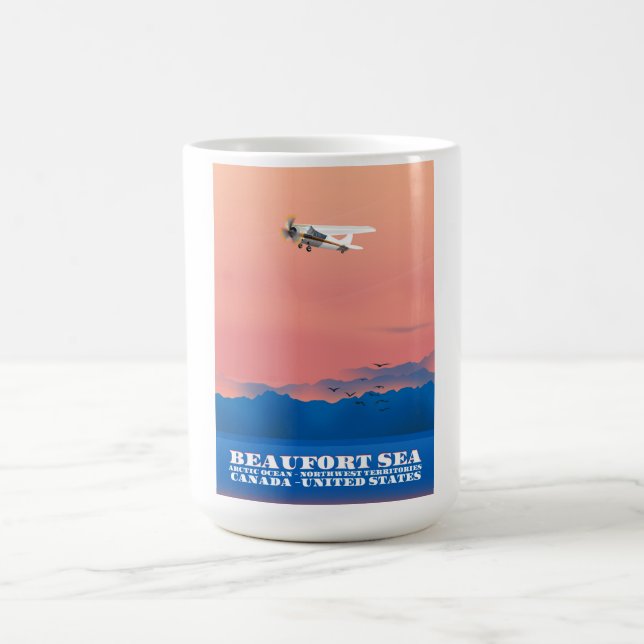 Beaufort Sea Kanada USA:s reseaffisch Magisk Mugg (Center)