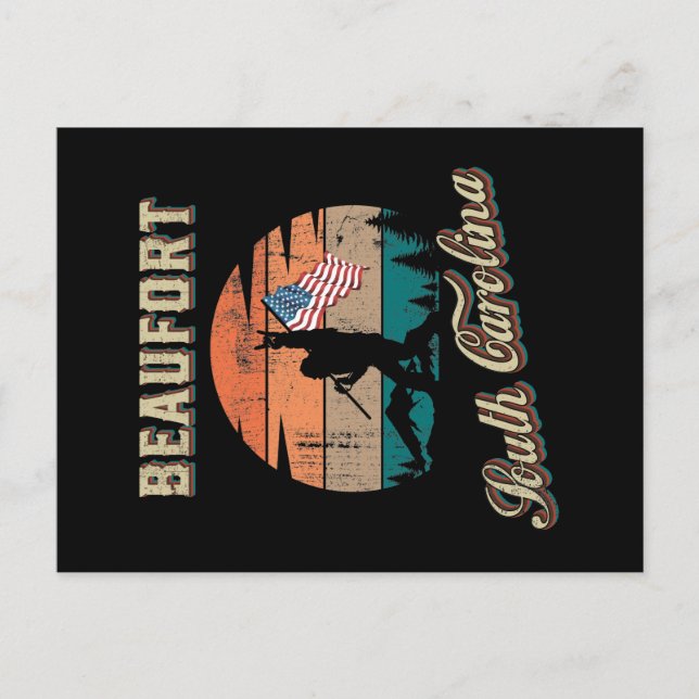 Beaufort South Carolina Vykort (Framsida)