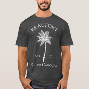 Beaufort South olina SC Palmetto Old Stil T Shirt