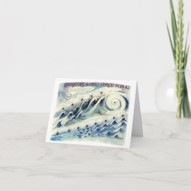 Beaufort Vind Force  Kort (Framsida)