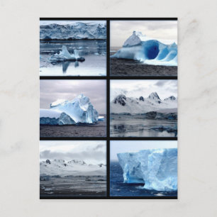 Beauiful överraskande Antartica Vykort