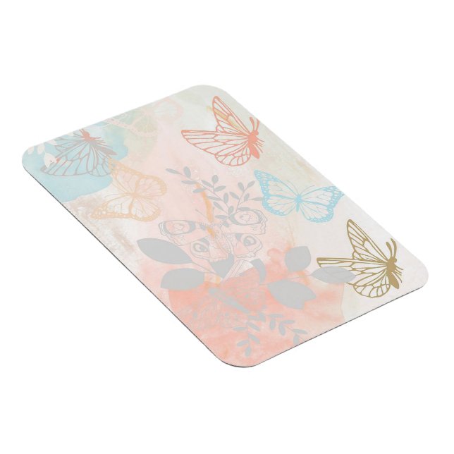 Beauitativa fjärilar magnet (Högersidan)