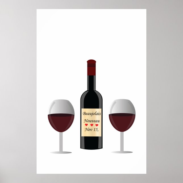 Beaujolais Nouveau Day Poster (Framsidan)