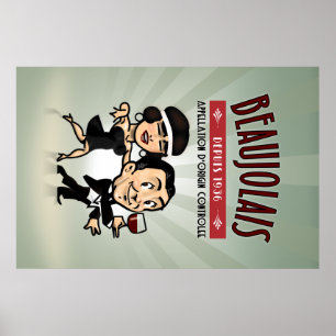 Beaujolais Vin Poster