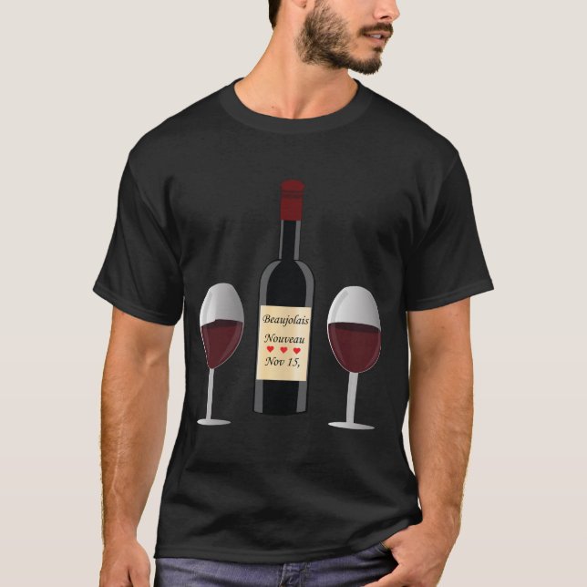 BeaujolaisNouveau dag T Shirt (Framsida)