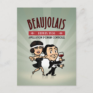 Beaujolaisvin Vykort