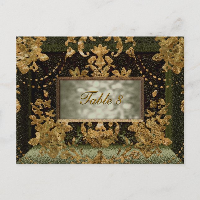 Beaumanoir Mishka Victorian Bordsnummer Card (Framsida)