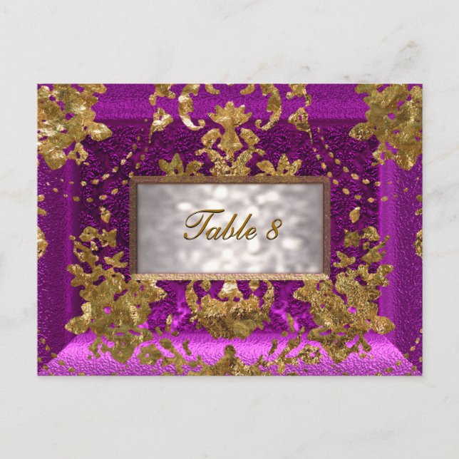 Beaumanoir Perier Victorian Bordsnummer Card (Framsida)