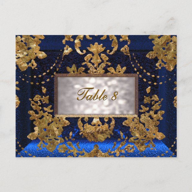 Beaumanoir Saphire Victorian Bordsnummer Card (Framsida)