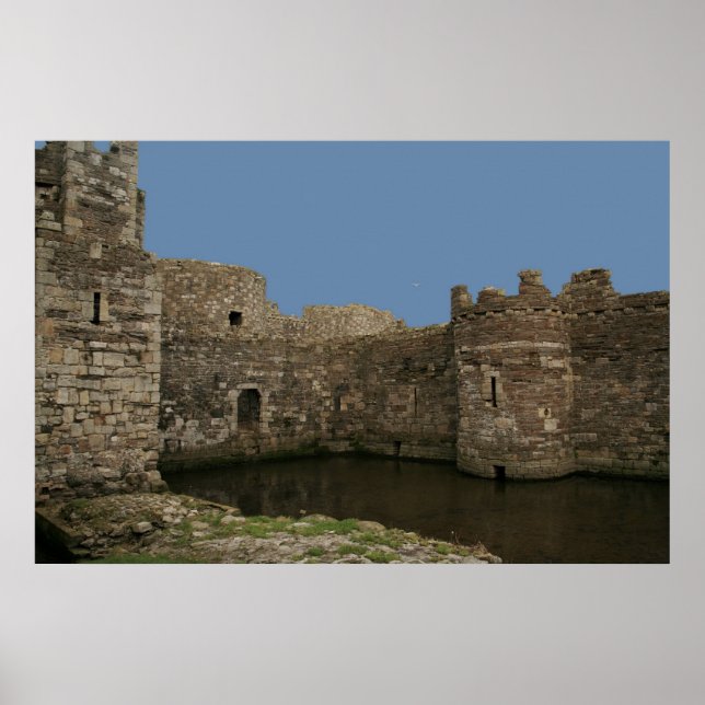 BEAUMARIS CASTLE. POSTER (Framsidan)