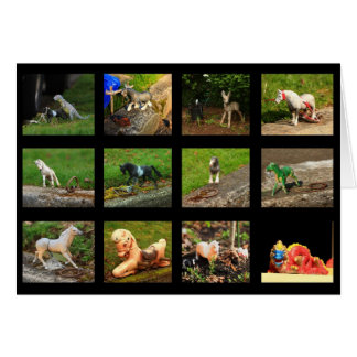 Beaumont djurliv hälsningskort