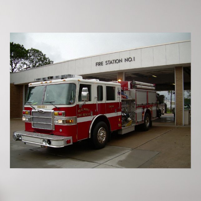 Beaumont Fire Fighers Poster (Framsidan)